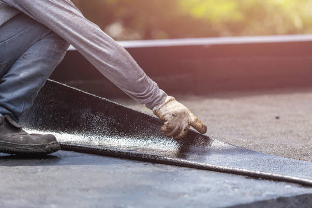 Professional Basement Waterproofing technician working in Middletown, IN